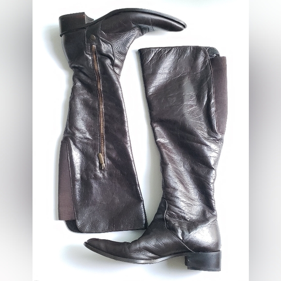 Browns Shoes - Browns | Leather Knee High Boots